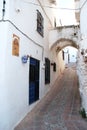 Muslim arches street, Comares.