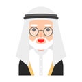 Muslim avatar , Muslim people flat icon