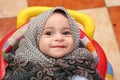 Muslim baby girl Royalty Free Stock Photo