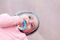 Muslim baby girl Royalty Free Stock Photo