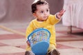 Muslim baby girl Royalty Free Stock Photo