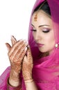 Muslim Bride in Prayer