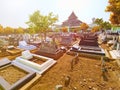 Muslim burial complexes in the mosque area in Purworejo