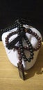 Muslim caps and prayer beads for worship