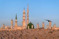 Muslim cemetary at Nabawi Mosque in Madinah.