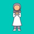 Muslim Character Vector Design Collection Royalty Free Stock Photo
