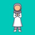Muslim Character Vector Design Collection Royalty Free Stock Photo