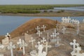 Muslim and Christian graveyard in Joal-Fadiouth, Petite CÃÂ´te, Senegal