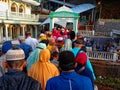 The Muslim community in West Java, Indonesia is busy for worship, Jan 019 2022