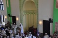 Muslim congreation in a Kenyan mosque