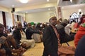 Muslim congreation in a Kenyan mosque