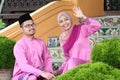 Muslim couple Royalty Free Stock Photo