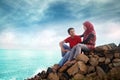 Muslim couple outdoor