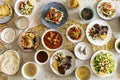 Muslim family having a Ramadan feast Royalty Free Stock Photo