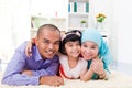 Muslim family Royalty Free Stock Photo