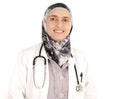 Muslim female doctor