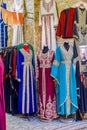 Muslim female dresses abaja presented during celebrating Islamic holiday