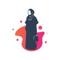 Muslim hijab fashion logo