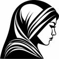 Muslim Hijab Vector Illustration