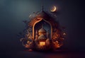 AI generated. Muslim holy month Ramadan Kareem