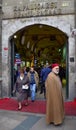 Muslim imam in the heart of downtown Istanbul