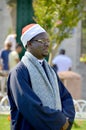 Muslim imam in the heart of downtown Istanbul