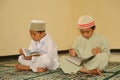 Muslim Kids Reading Koran