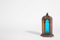 Muslim lamp on white background with space
