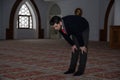 Muslim man pray Royalty Free Stock Photo