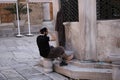 Muslim men ablution