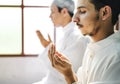 Muslim men making Dua to Allah Royalty Free Stock Photo