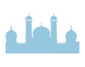 muslim mosque silhouette