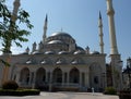 Muslim mosque. City Grozniy. The capital is Chechnya. View of the mosque from the east