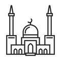 Muslim mosque icon