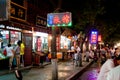 Muslim night market at xian, china Royalty Free Stock Photo