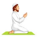 Muslim offering Namaaz Royalty Free Stock Photo