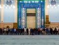 Muslim people praying in Mosque