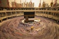 Muslim pilgrims from all around the world doing tawaf