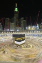 Muslim pilgrims from all around the world doing tawaf