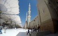 Muslim pilgrims from all over the world gathered Royalty Free Stock Photo