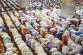 Muslim Praying Together in A Mosque