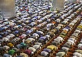 Muslim Praying Together in A Mosque