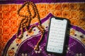 Muslim Pro apps on mobile phone