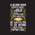 Muslim Quote and Saying good for print design