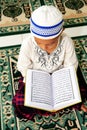 Muslim Reading Koran Royalty Free Stock Photo