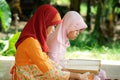 Muslim Reading Koran Royalty Free Stock Photo