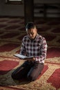 Muslim reading Koran Royalty Free Stock Photo