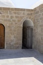 The Muslim shrine - the complex of the grave of the prophet Moses in the old Muslim cemetery, near Jerusalem, in Israel