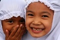 Muslim sisters Royalty Free Stock Photo