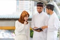 Muslim couple Royalty Free Stock Photo